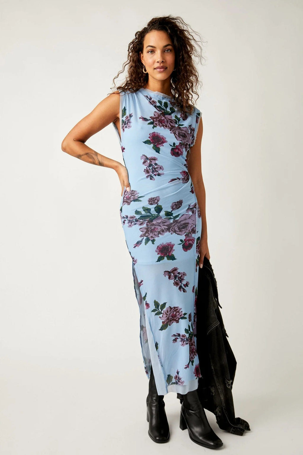 carmel floral mesh dress Carmel Floral Mesh Dress – Wild Dove Boutique