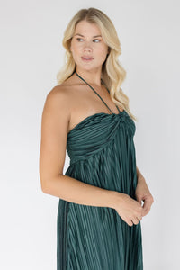 Jaye Pleated Maxi Dress