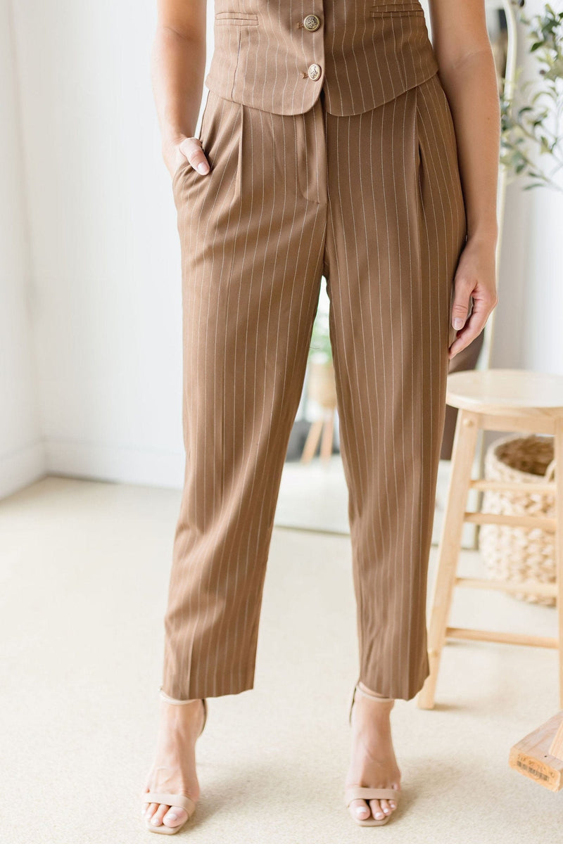 Daphne Pinstriped Pants