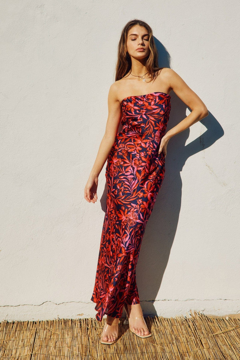 Geneva Strapless Maxi Dress