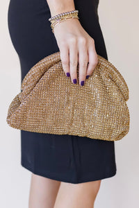 Golden Nights Crossbody Clutch