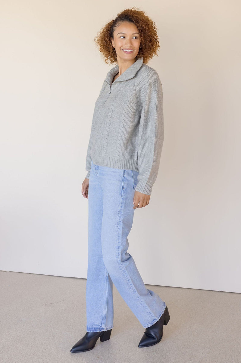 Georgie Half Zip Sweater