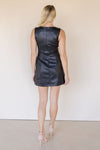 Rona Faux Leather Mini Dress