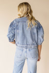 Teagan Puff Sleeve Denim Jacket