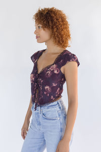 Nessa Tie Front Top