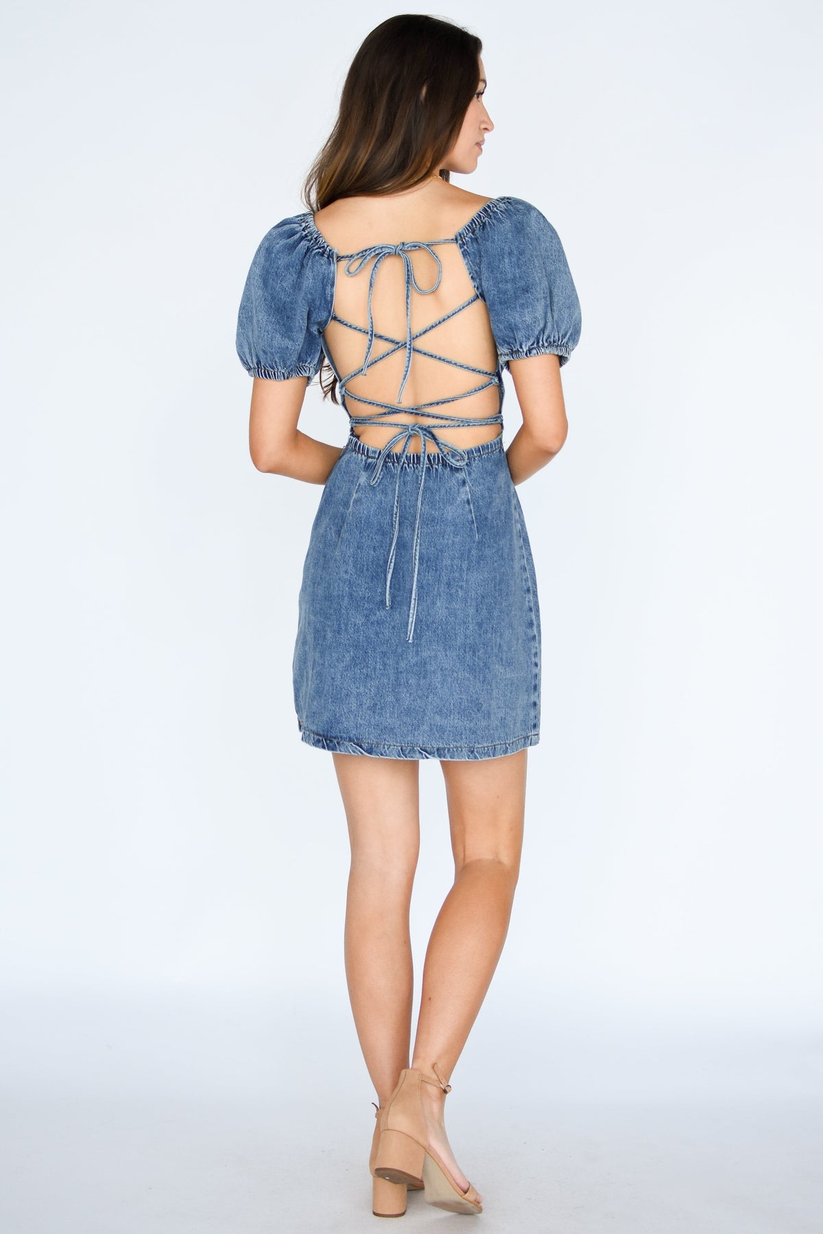 ashton mini dress Small / Medium Wash Denim