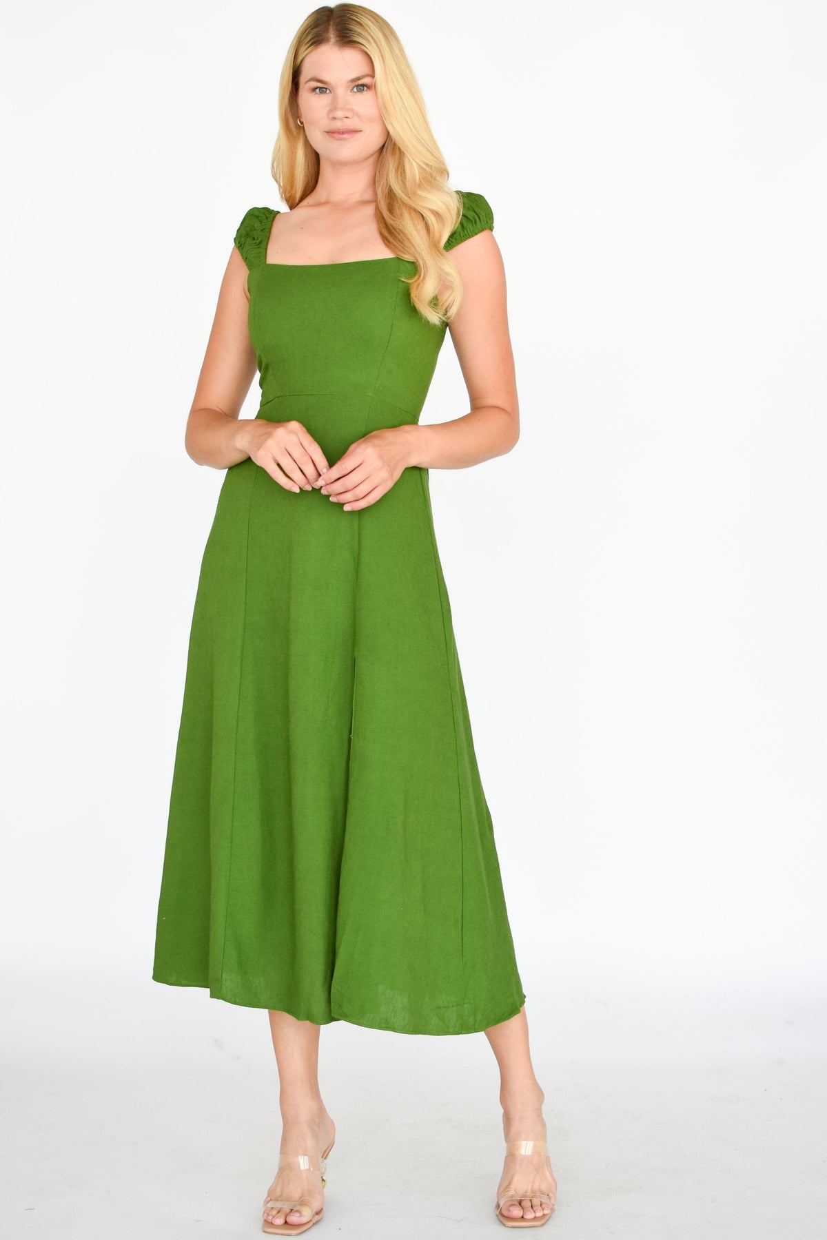 Marguerite Linen Midi Dress Wild Dove Boutique Marguerite Linen Midi Dress Wild Dove Boutique
