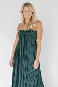 Jaye Pleated Maxi Dress