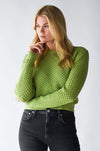 Lucy Paris Taryn Knit Top in Green 