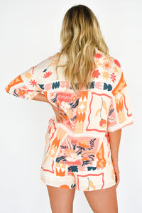 Tallulah Vacay Oversized Button Down