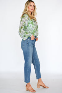 Daphne Cropped Straight Jeans