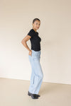 Annina High Rise Wide Leg Jean 30"