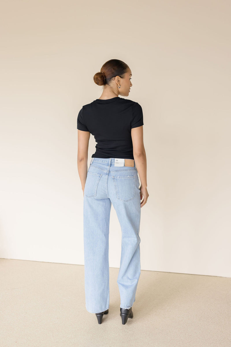 Annina High Rise Wide Leg Jean 30"