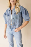 Teagan Puff Sleeve Denim Jacket