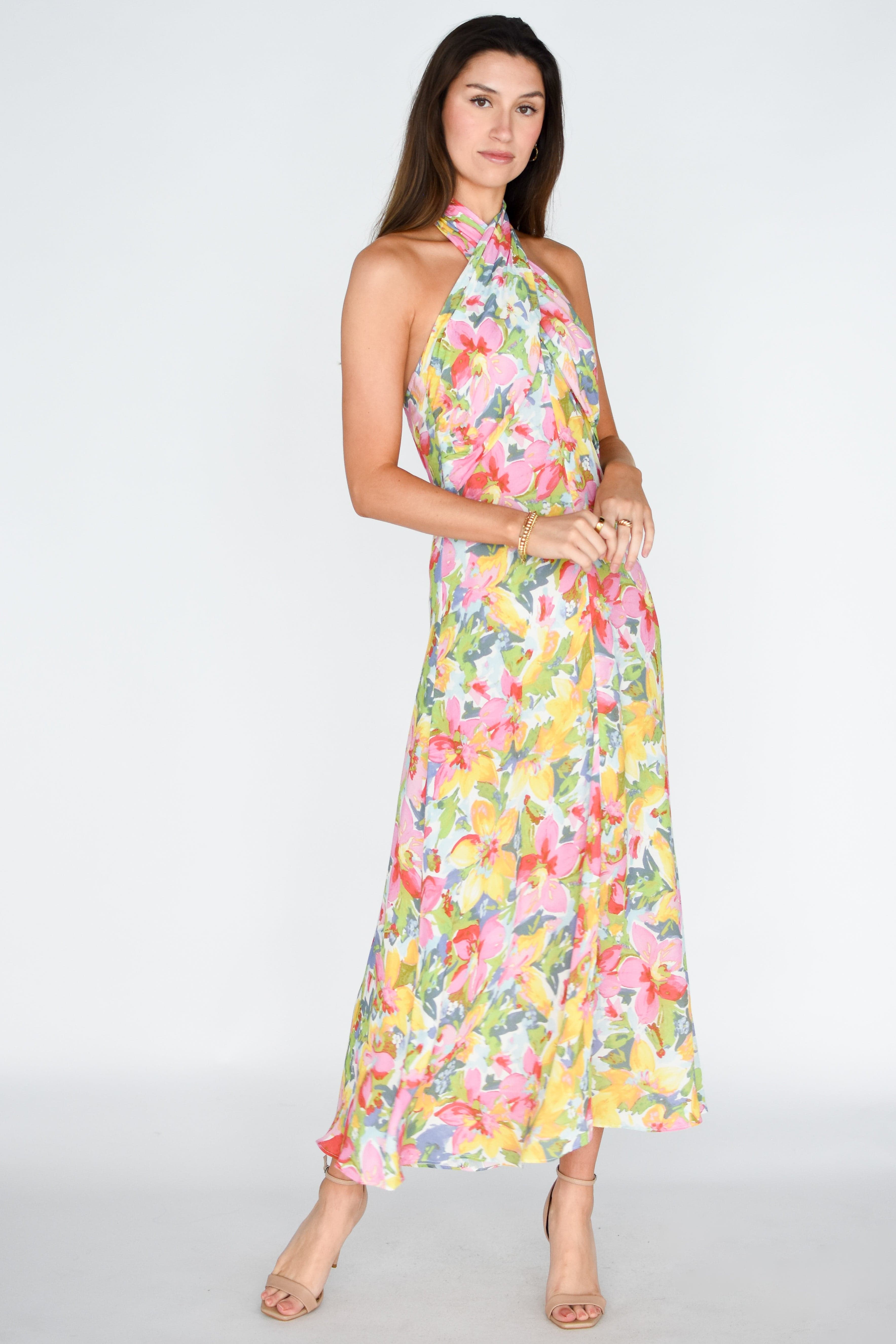 Lucy Paris Michaela Halter Dress | Wild Dove Boutique | San