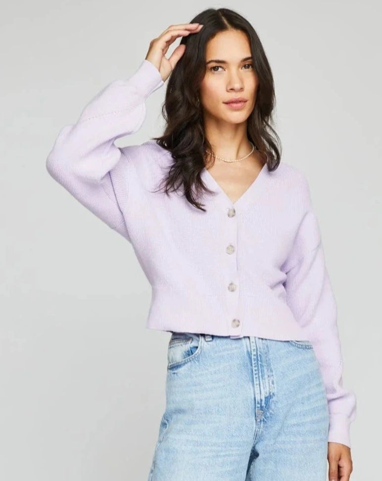 Orville Cardigan in Lilac by Gentle fawn