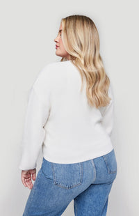Orville Cardigan in White by Gentle fawn