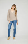 Hailey Pullover in Heather Taupe by Gentle Fawn