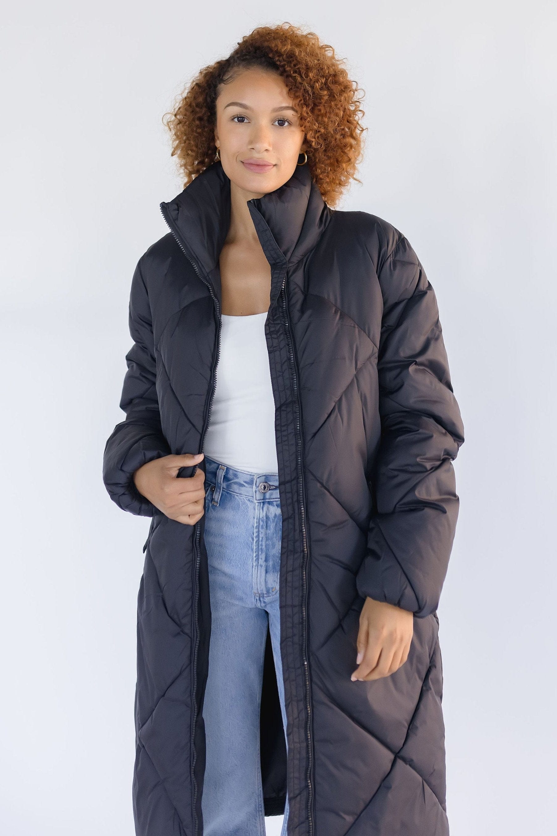 B.Young Bomina Long Puffer Jacket | Wild Dove Boutique | San Diego,CA