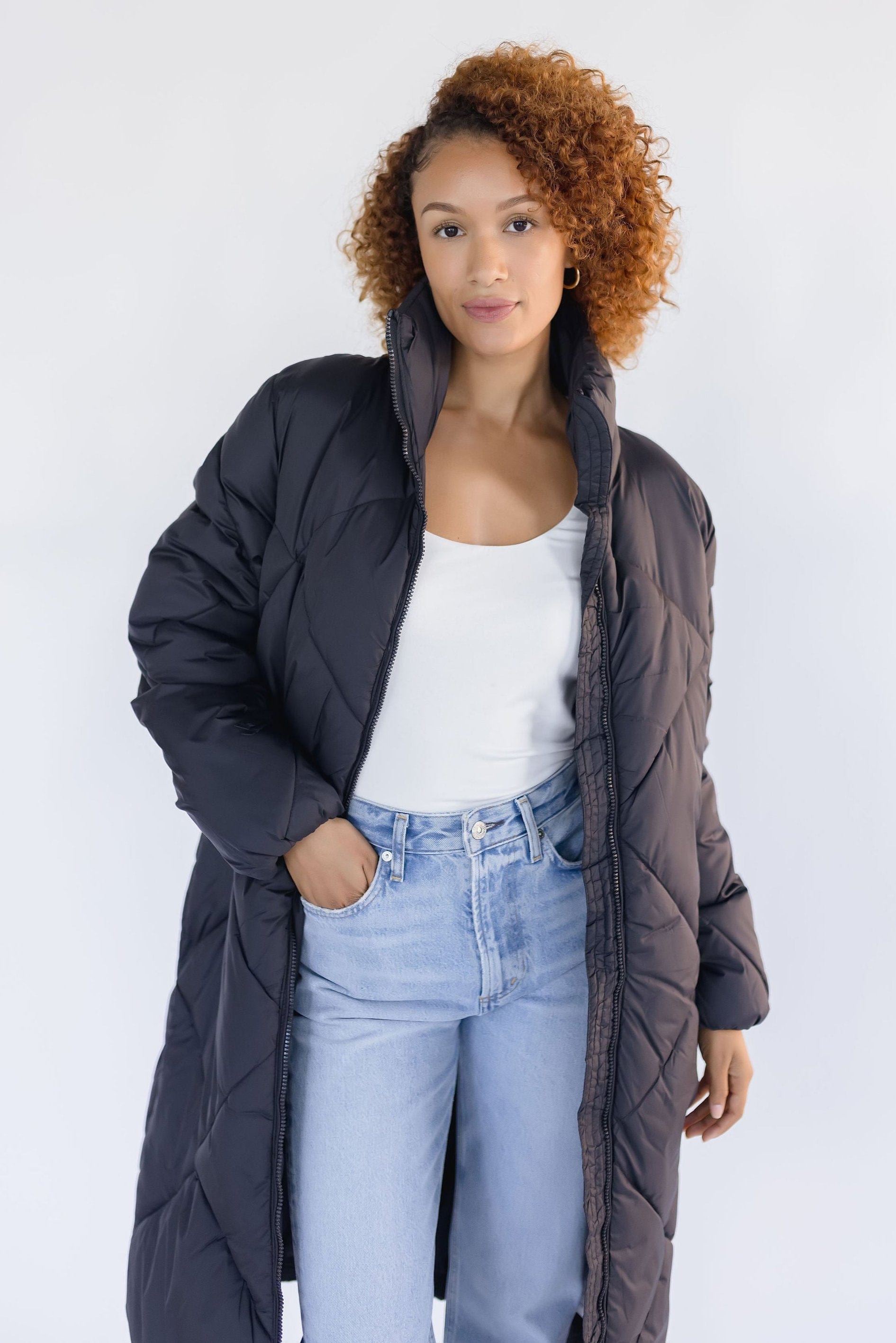 B.Young Bomina Long Puffer Jacket | Wild Dove Boutique | San Diego,CA
