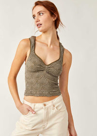 Love Letter Sweetheart Cami in Stingray by Free People