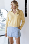 Honey Knitted V Neck Sweater Honey Knitted V Neck Sweater