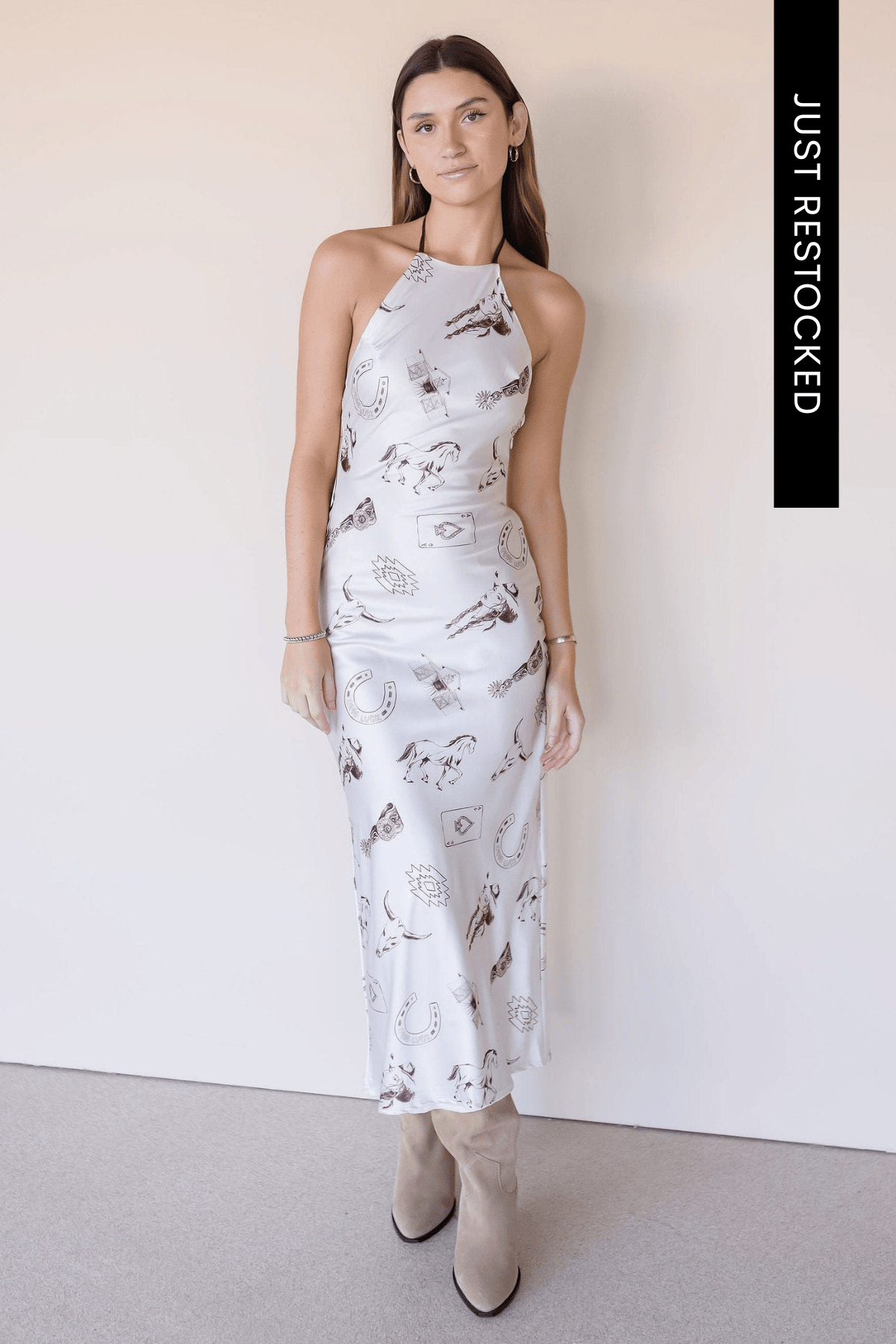 Lucky You Halter Midi Dress Lucky You Halter Midi Dress