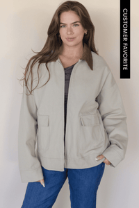 Parks Corduroy Collared Barn Jacket