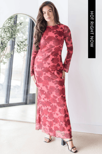 Avenna Bell Sleeve Maxi Dress Avenna Bell Sleeve Maxi Dress