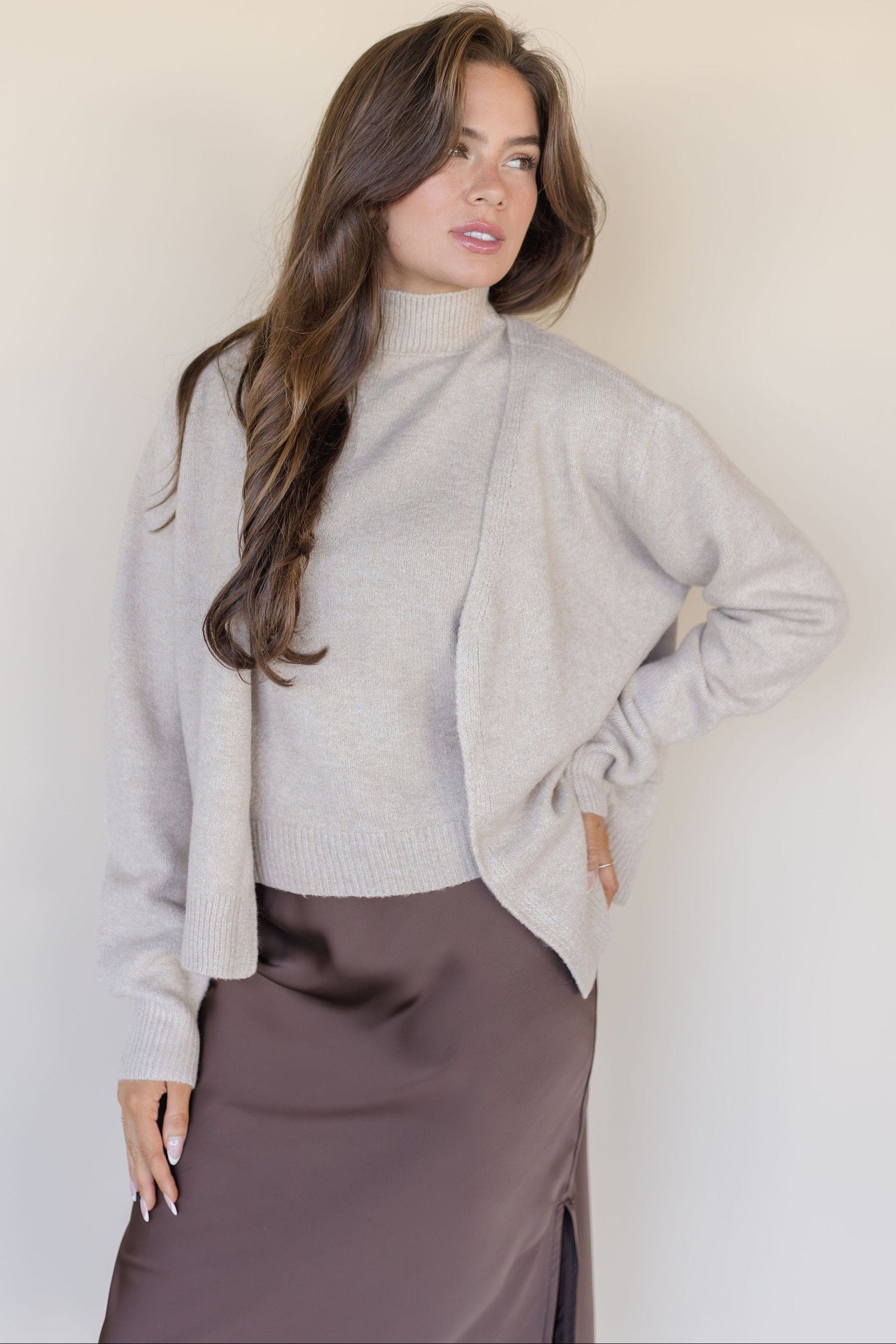 Montgomery Knitted Mockneck Top Montgomery Knitted Mockneck Top