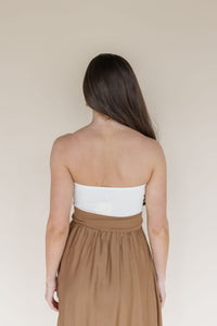 Gentle Flow Front Twist Midi Dress