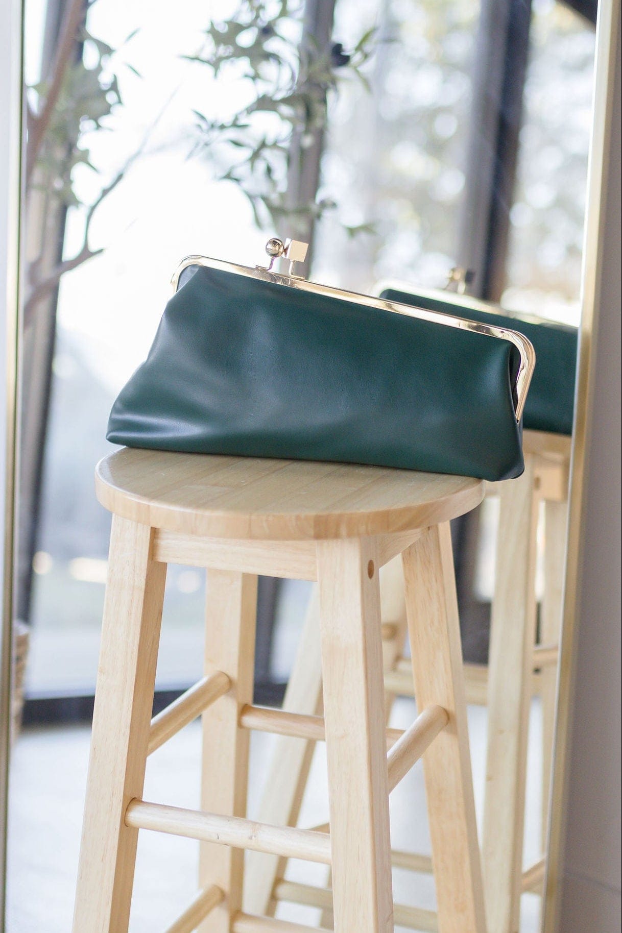 Gia Asymmetrical Clutch Crossbody