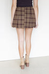 Hollis Plaid Belted Mini Skirt Hollis Plaid Belted Mini Skirt