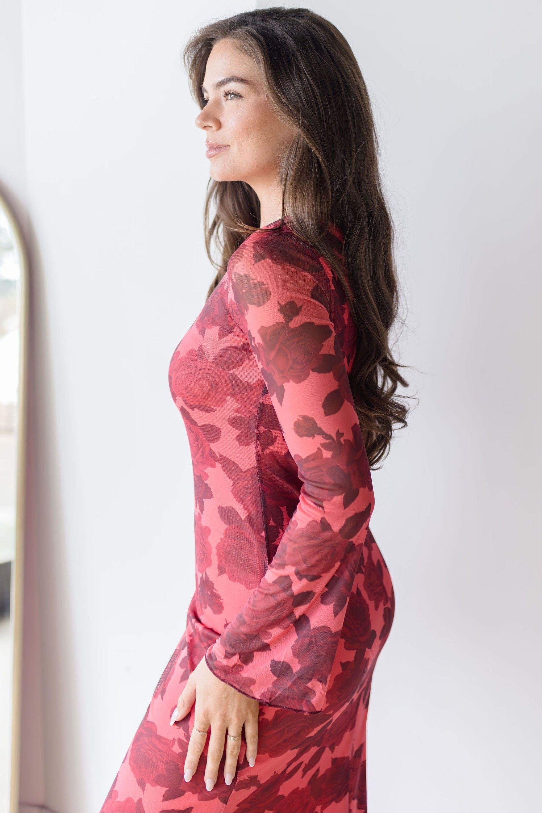 Avenna Bell Sleeve Maxi Dress Avenna Bell Sleeve Maxi Dress