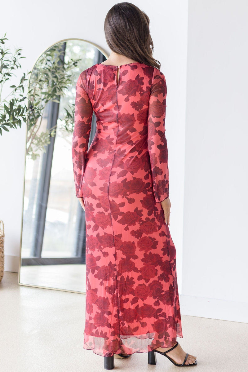 Avenna Bell Sleeve Maxi Dress Avenna Bell Sleeve Maxi Dress