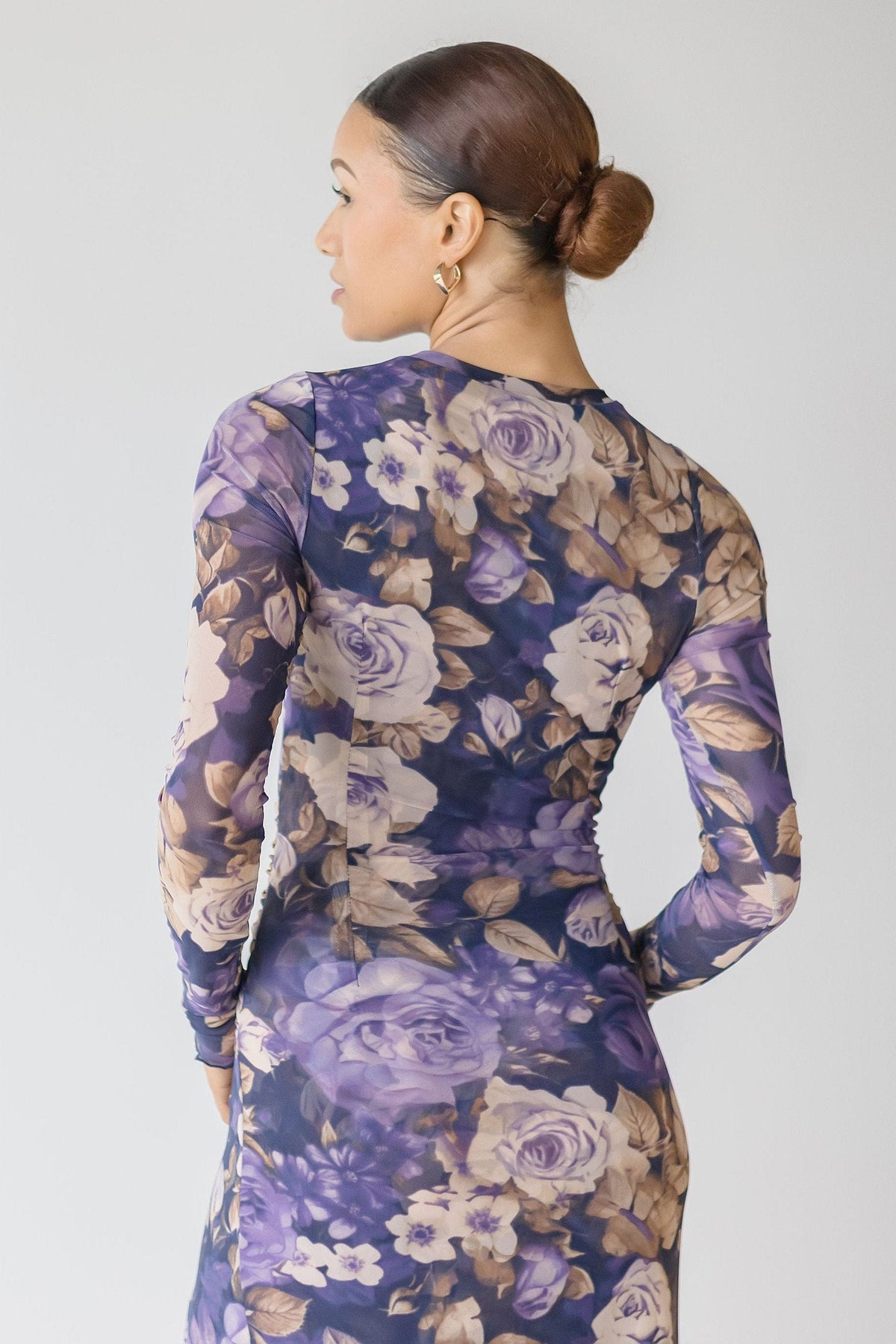 chinese dress ladies Small / Denim Combo