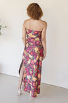 Art Of Bloom Strapless Maxi Dress