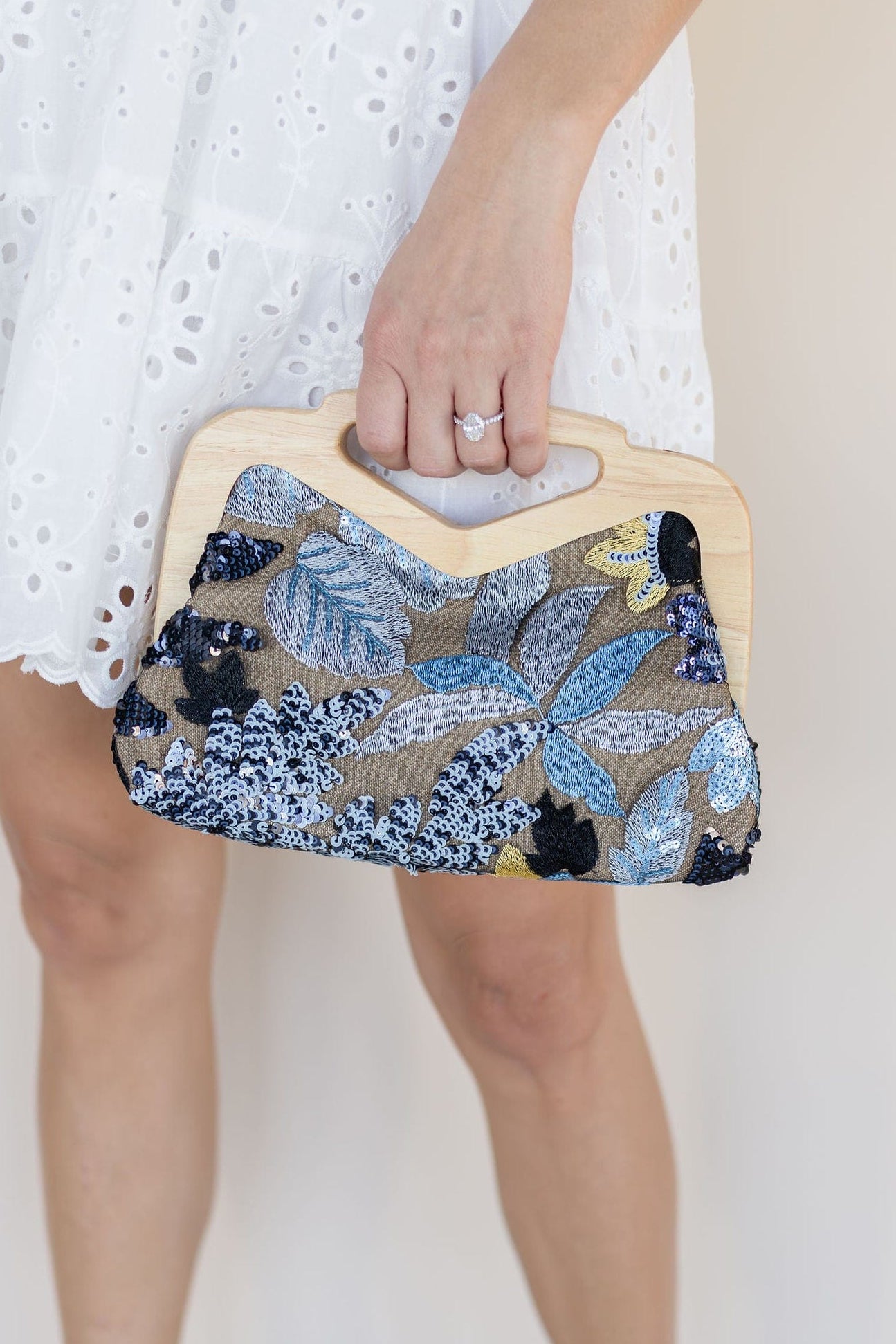 Monaco Sequin Handbag