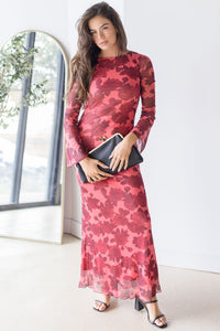 Avenna Bell Sleeve Maxi Dress Avenna Bell Sleeve Maxi Dress