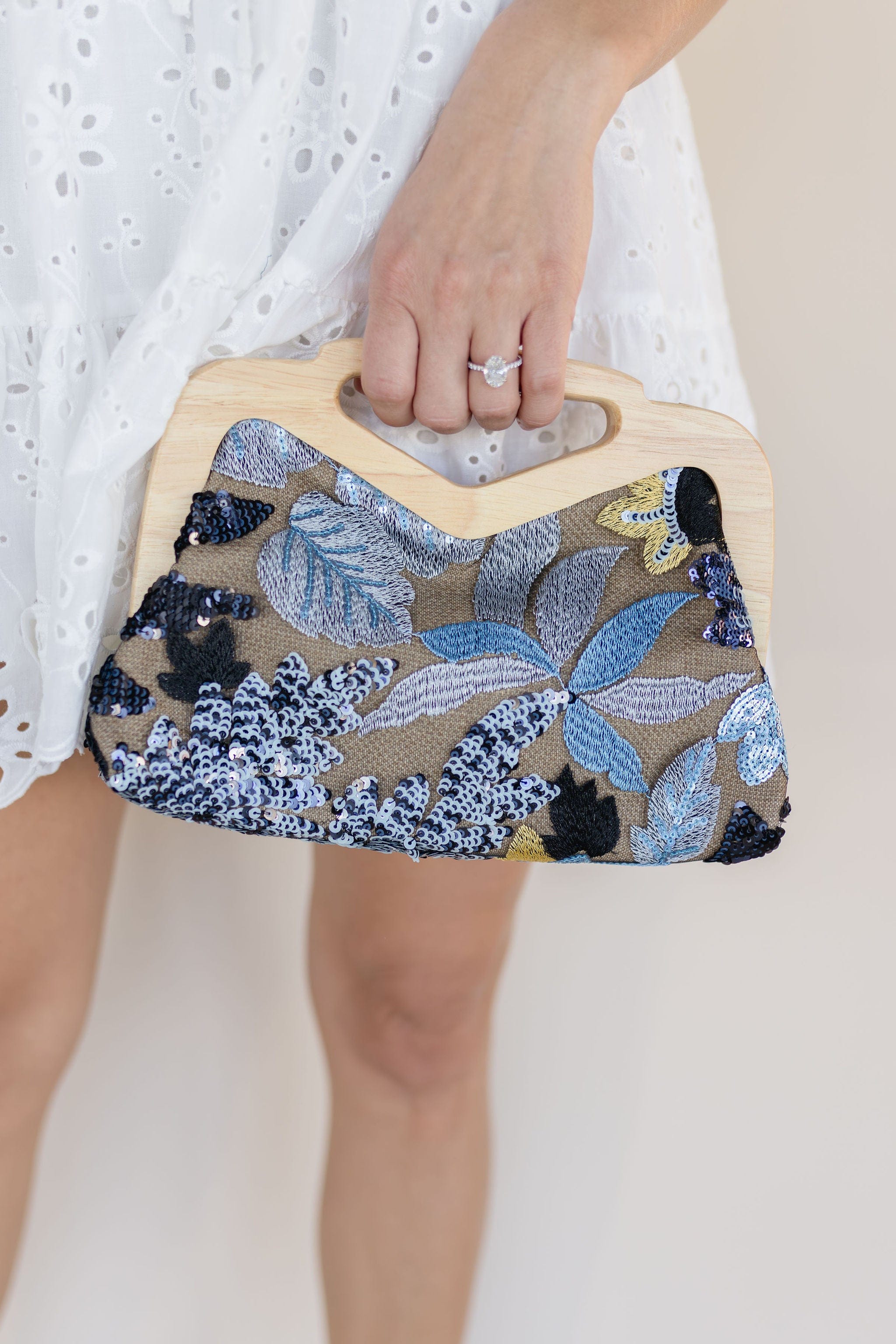 Monaco Sequin Handbag