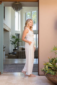 Noemi Wide Leg Linen Trousers