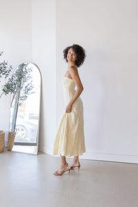 Satara Floral Stitched Midi Dress