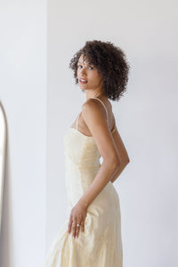 Satara Floral Stitched Midi Dress