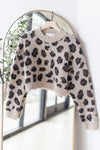 Nala Leopard Cropped Pull Over Nala Leopard Cropped Pull Over