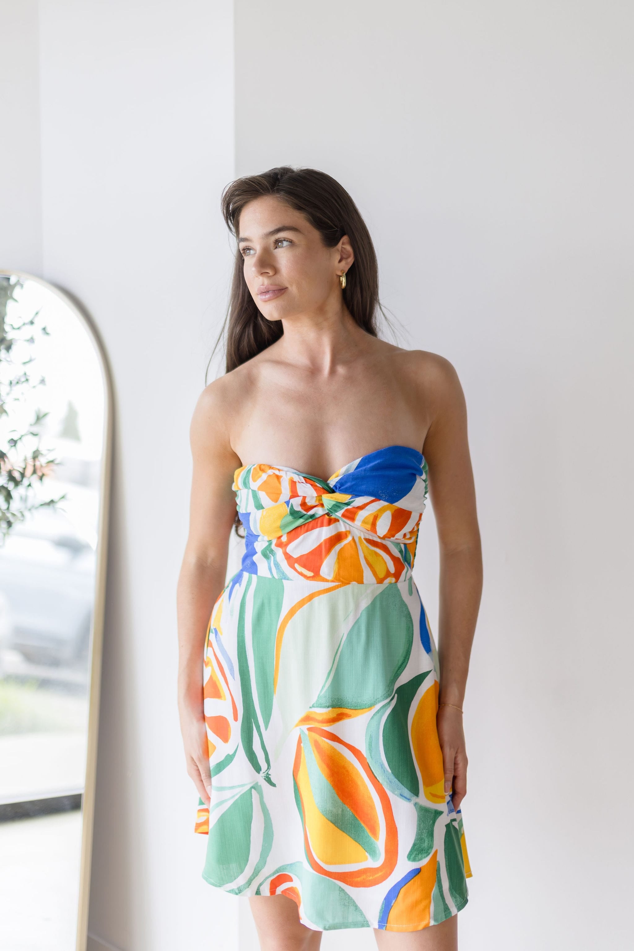 Niesa Strapless Mini Dress