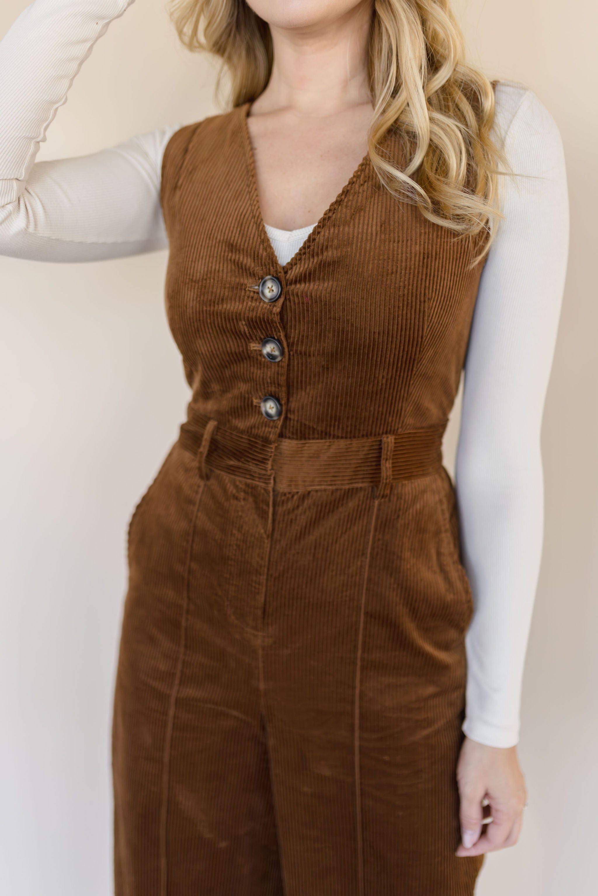 Andie Corduroy Jumpsuit