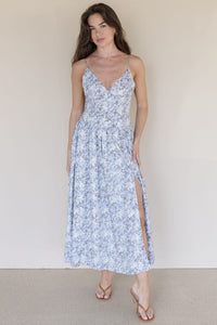 Calina Open Back Midi Dress