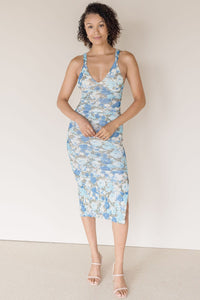 Long Live Printed Mesh Slip Dress Long Live Printed Mesh Slip Dress