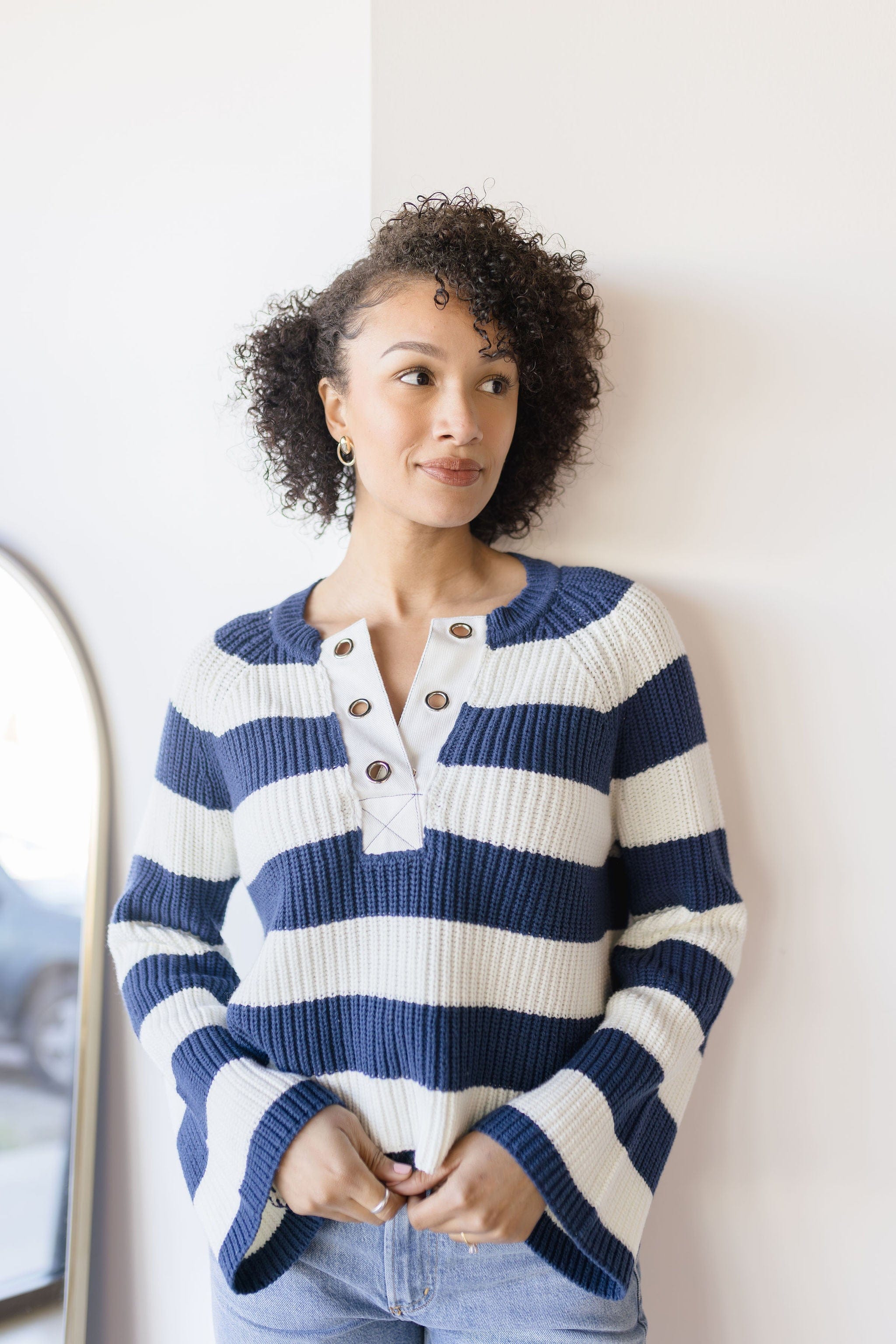 Sapphire Stripe Sweater