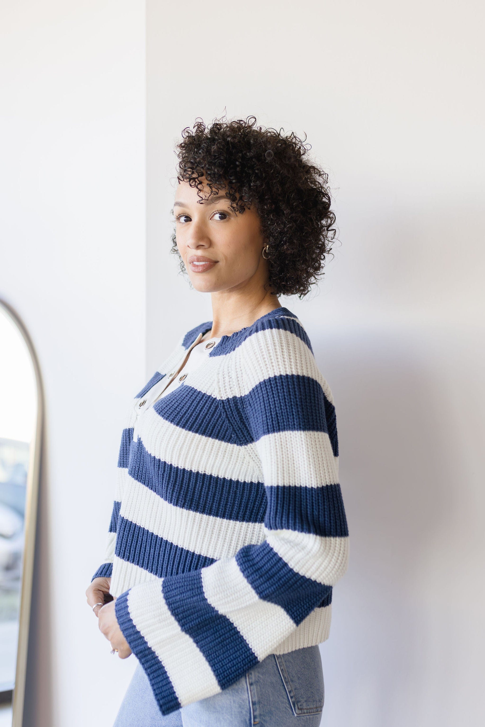 Sapphire Stripe Sweater